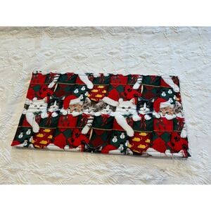 Christmas Cats Travelling Chalkboard Fabric Cover, Youth Kids Road trip 3 Pack